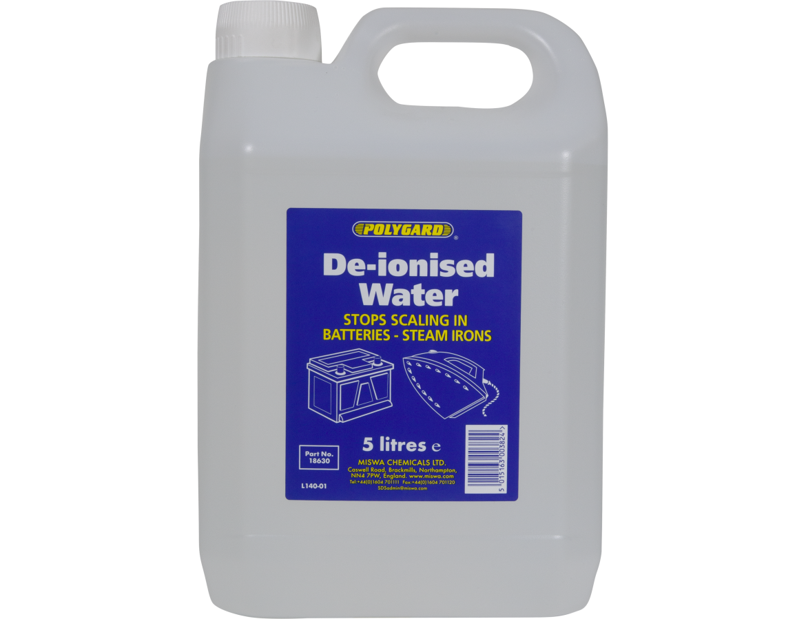 De-ionised Water 5L